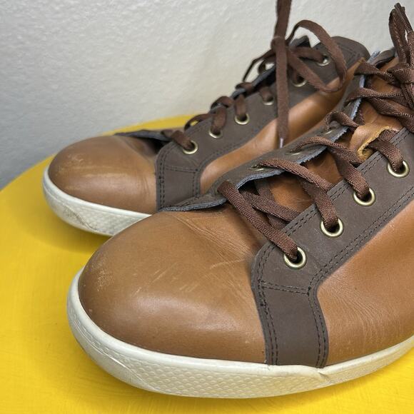 FootJoy FJ Contour Casual Mens 10 M Brown Leather 54222 Spikeless Golf Shoes - Picture 6 of 16